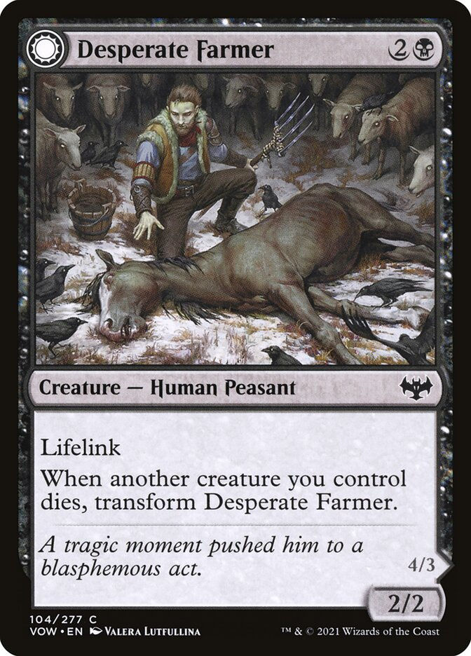 Desperate Farmer // Depraved Harvester (VOW) (104) — cara 1 de 2