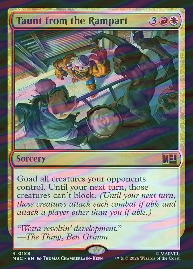 Taunt from the Rampart (MSC) (188) / Surge Foil
