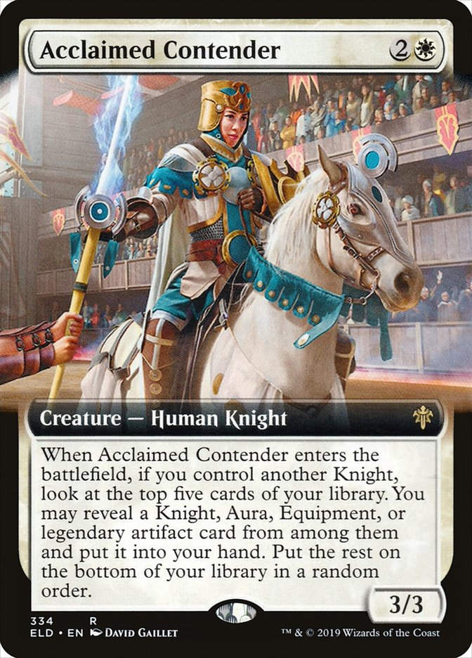 Acclaimed Contender (ELD) (334) / Extended Art