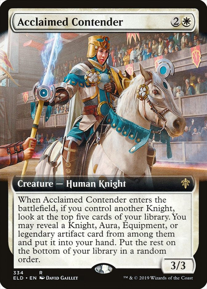 Acclaimed Contender (ELD) (334) / Extended Art