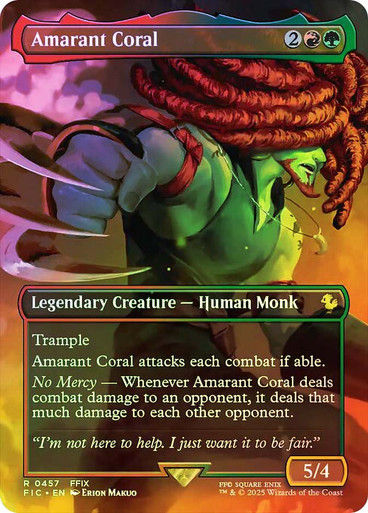 Amarant Coral (FIC) (457) / Borderless / Foil