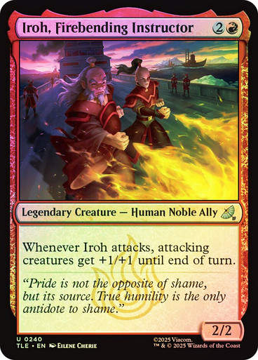 Iroh, Firebending Instructor (TLE) (240) / Foil