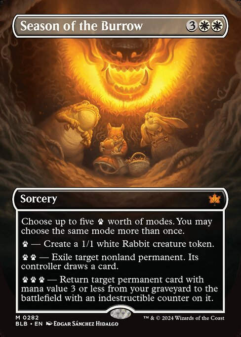 Season of the Burrow (blb) (282) / Borderless