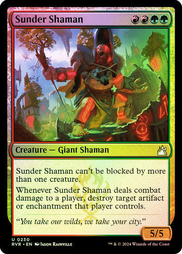 Sunder Shaman (rvr) (230) / Foil