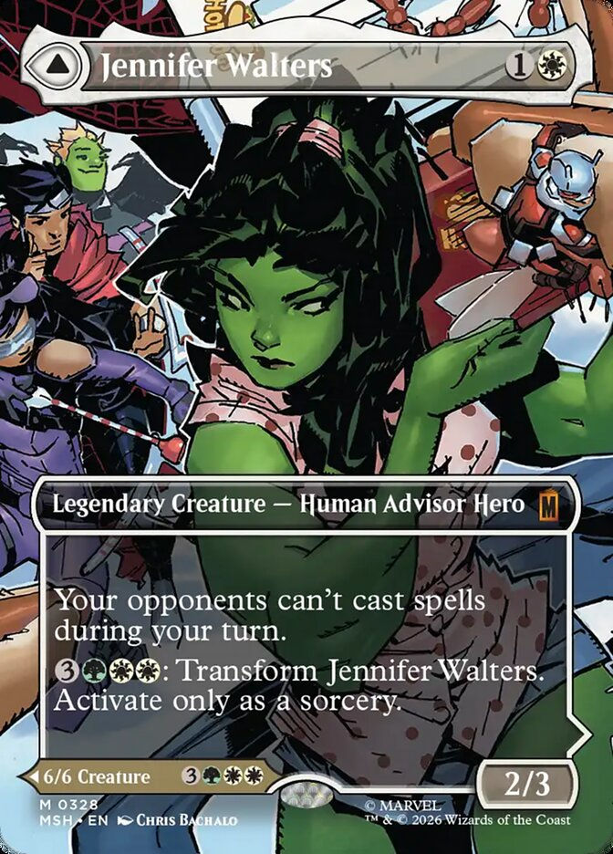 Jennifer Walters // The Sensational She-Hulk (MSH) (328) / Borderless — cara 1 de 2