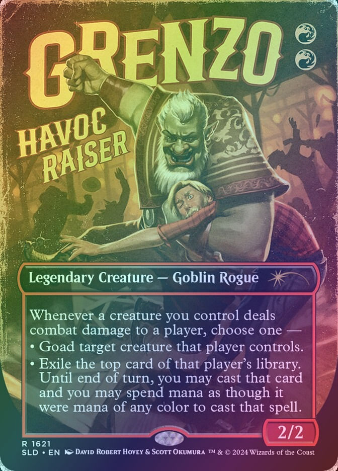 Grenzo, Havoc Raiser (SLD) (1621) / Borderless / Rainbow Foil