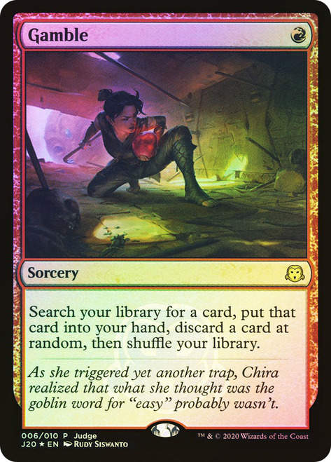 Gamble (Judge) / Foil