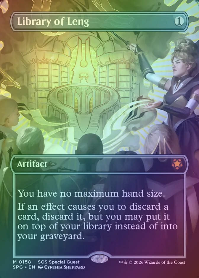 Library of Leng (SPG) (158) / Borderless / Foil
