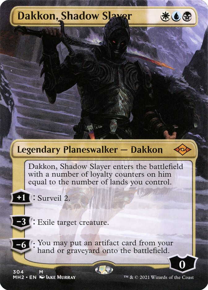 Dakkon, Shadow Slayer (MH2) (304) / Borderless