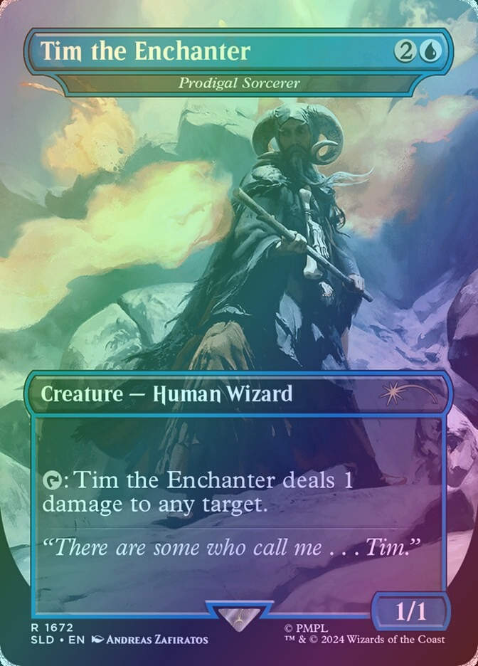 Prodigal Sorcerer (SLD) (1672) / Borderless / Foil