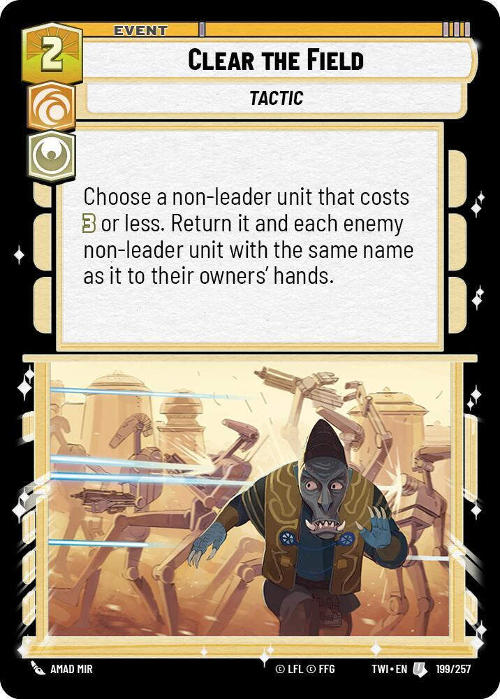 Clear the Field (TWI) (199/257) / Foil