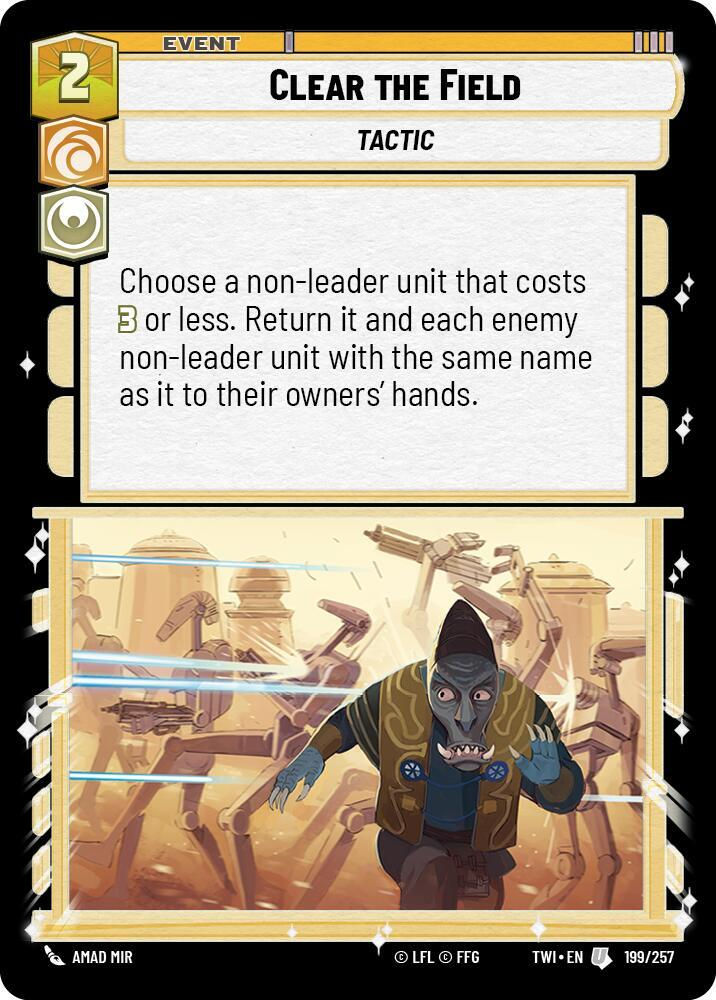 Clear the Field (TWI) (199/257) / Foil