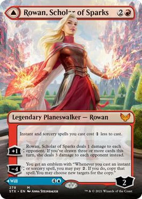 Rowan, Scholar of Sparks // Will, Scholar of Frost (STX) / Borderless