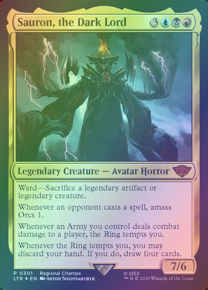 Sauron, the Dark Lord (LTR) (301) / Foil