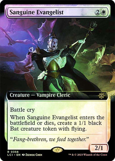 Sanguine Evangelist (lci) / Extended Art / Foil