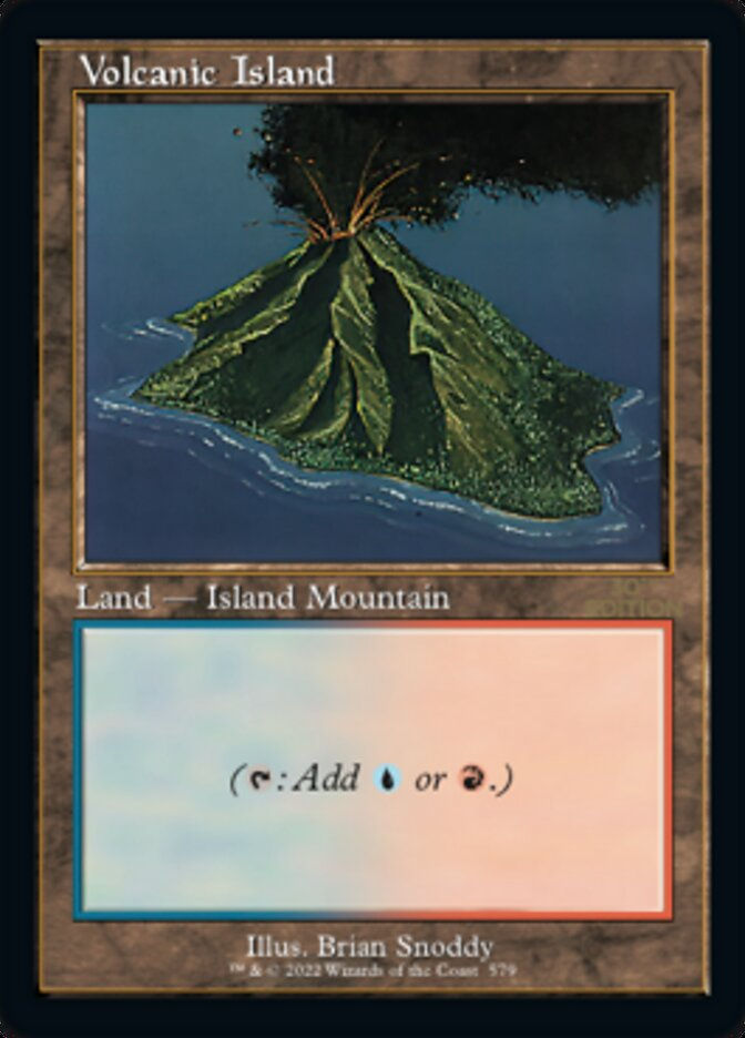 Volcanic Island (30a) / Retro Frame