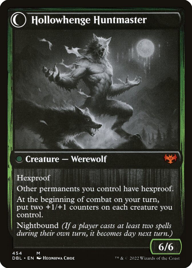 Avabruck Caretaker // Hollowhenge Huntmaster (DBL) (454) — cara 2 de 2