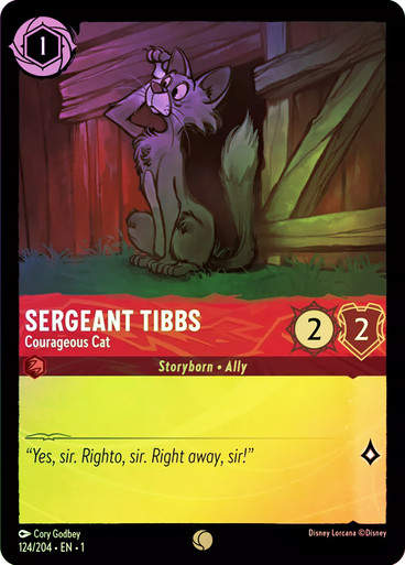 Sergeant Tibbs - Courageous Cat (LOR_TFC) / Foil