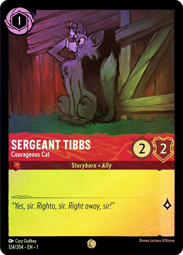 Sergeant Tibbs - Courageous Cat (LOR_TFC) / Foil