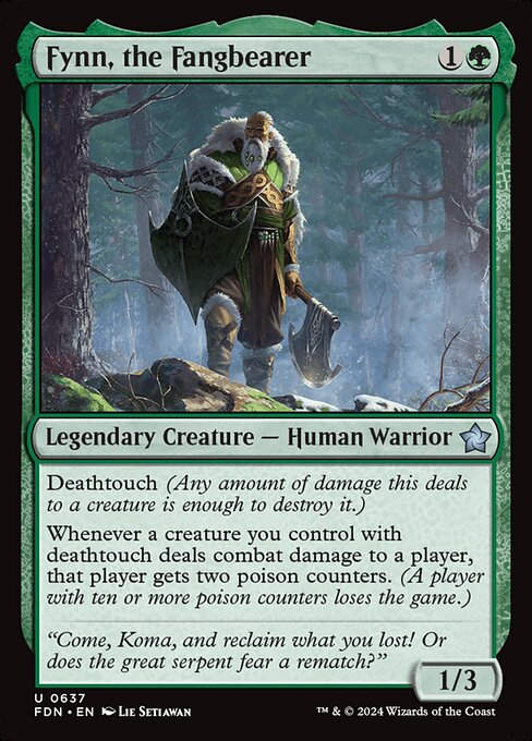 Fynn, the Fangbearer (FDN) (637) (Starter)