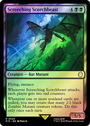 Screeching Scorchbeast (pip) (49) / Foil