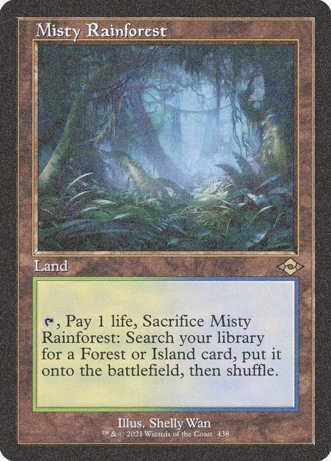Misty Rainforest (MH2) (438) / Foil Etched