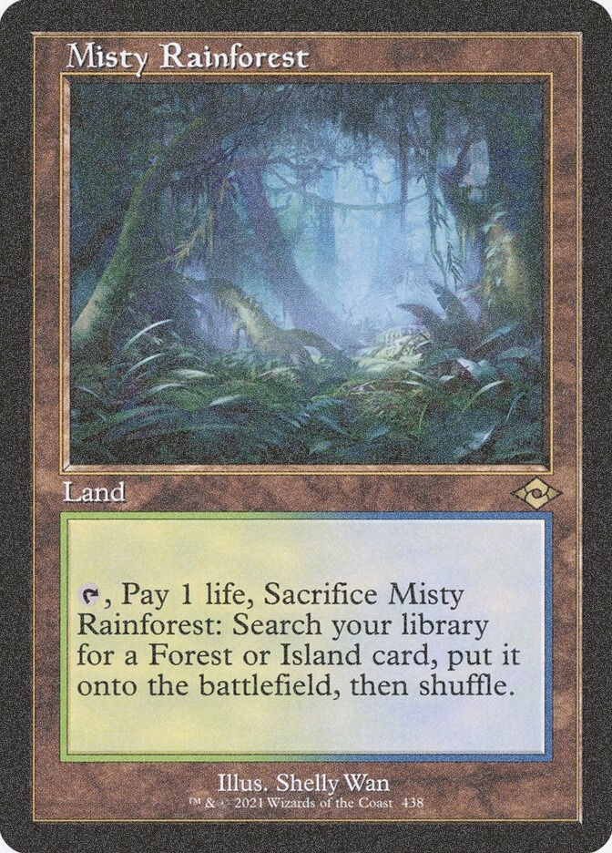 Misty Rainforest (MH2) (438) / Foil Etched