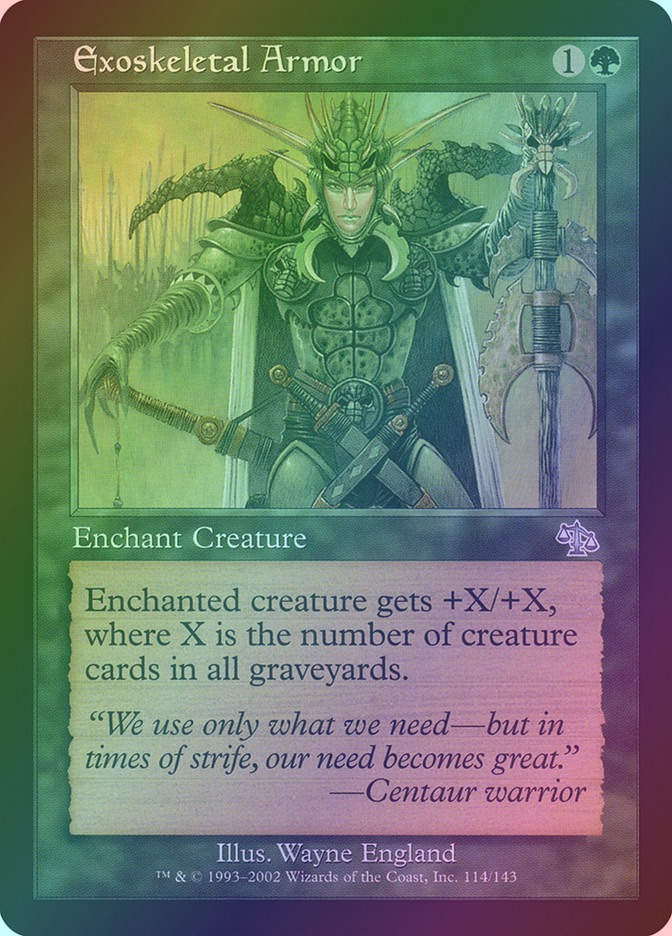 Exoskeletal Armor (JUD) (114) / Foil