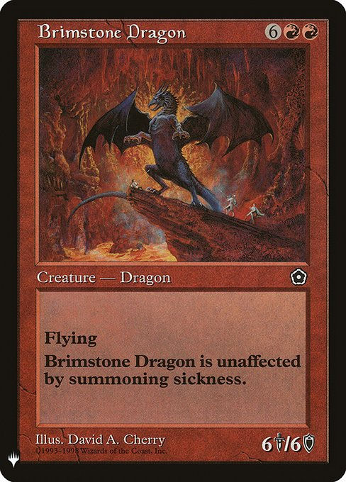 Brimstone Dragon (PLST) (P02-92)