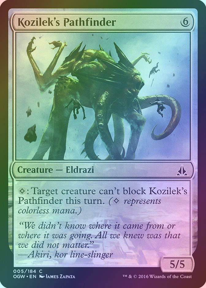 Kozilek's Pathfinder (OGW) (5) / Foil