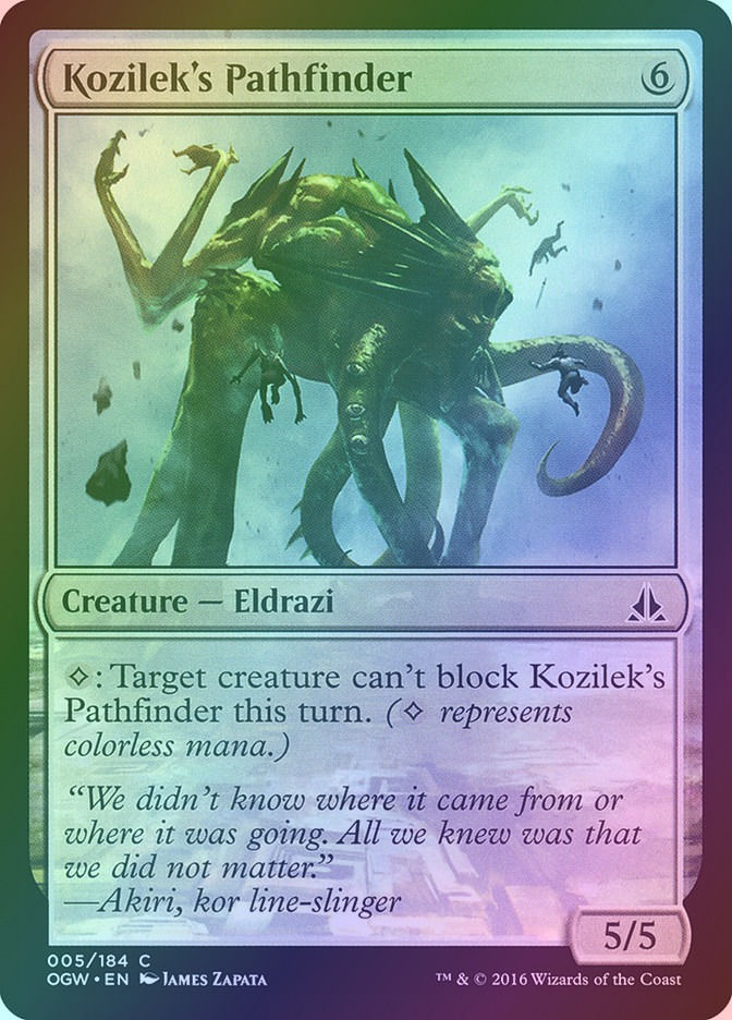 Kozilek's Pathfinder (OGW) (5) / Foil