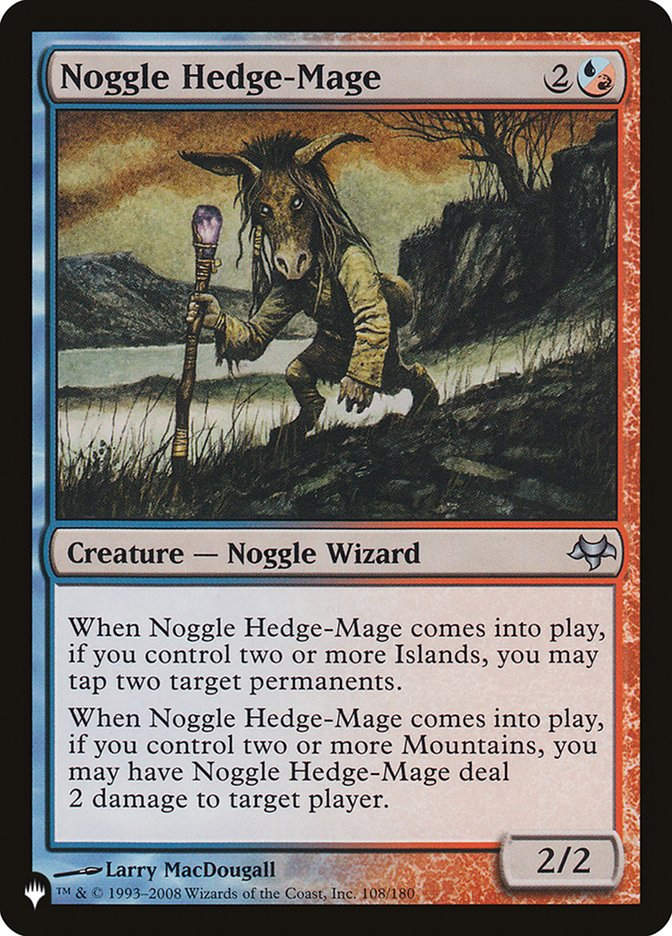 Noggle Hedge-Mage (The List)