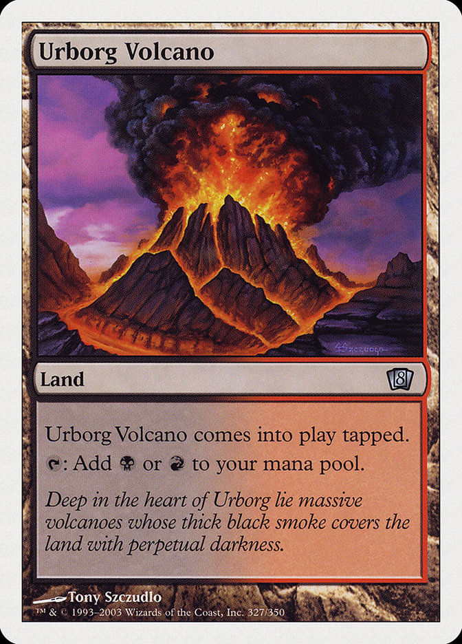Urborg Volcano (8ED) (327)