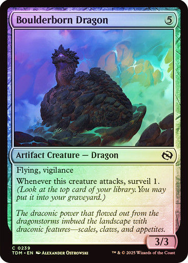 Boulderborn Dragon (TDM) (239) / Foil