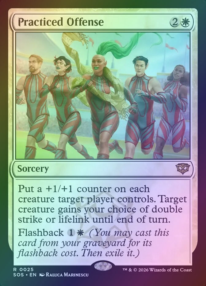 Practiced Offense (SOS) (25) / Foil