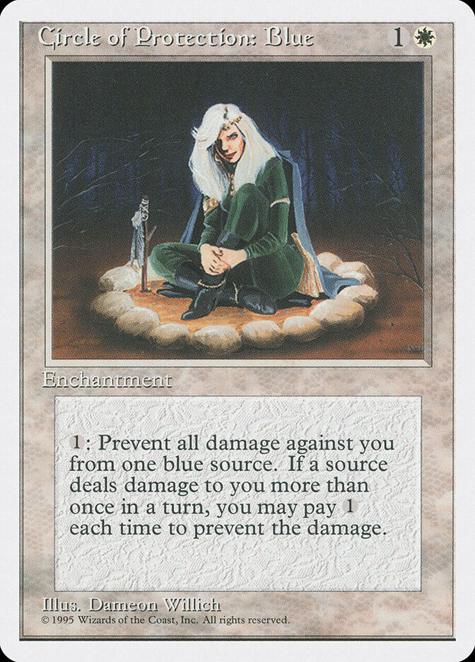 Circle of Protection: Blue (4ED) (15)