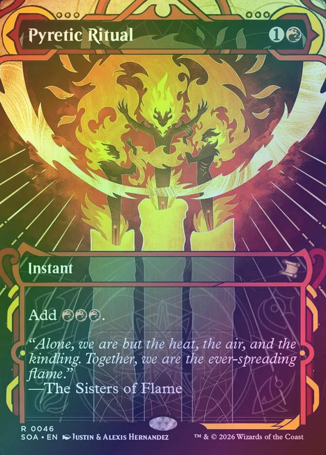Pyretic Ritual (SOA) (46) / Borderless / Showcase / Foil