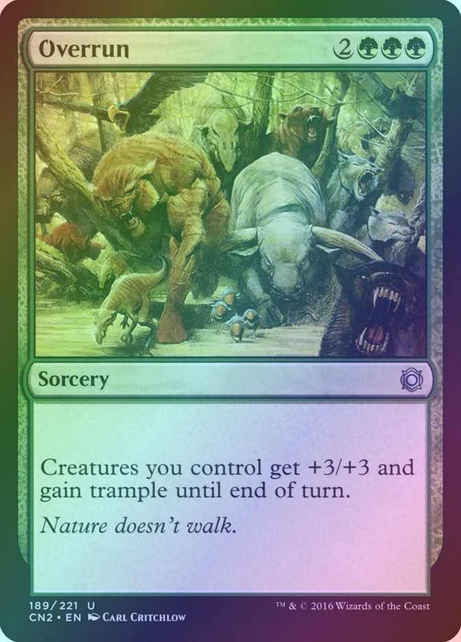 Overrun (CN2) (189) / Foil