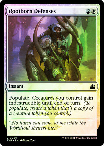 Rootborn Defenses (rvr) (26) / Foil