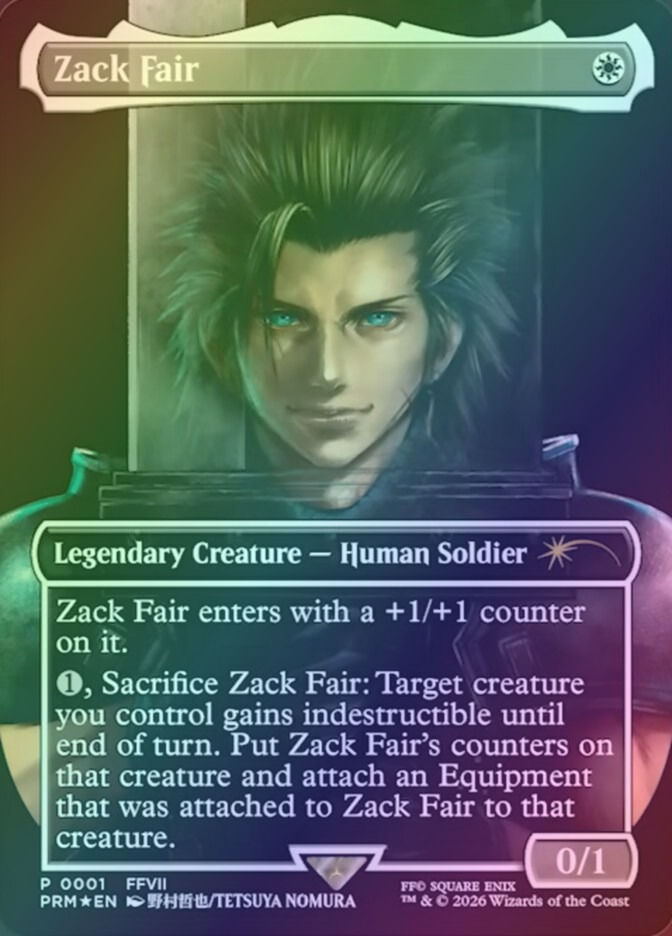 Zack Fair (PMEI) (2026-03) / Borderless / Foil