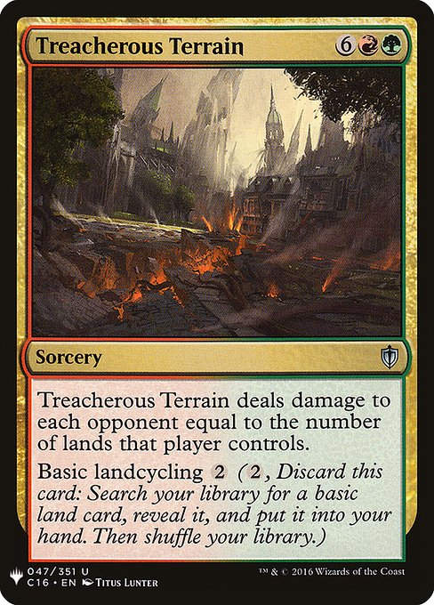 Treacherous Terrain (PLST) (C16-47)