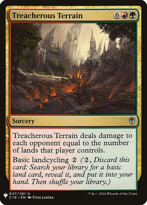 Treacherous Terrain (PLST) (C16-47)