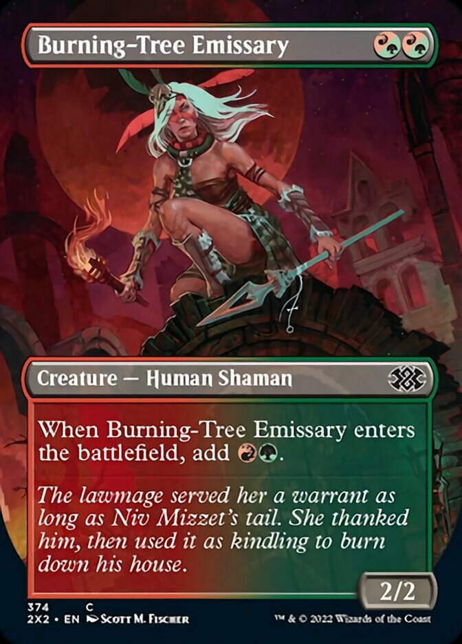 Burning-Tree Emissary (2X2) / Borderless