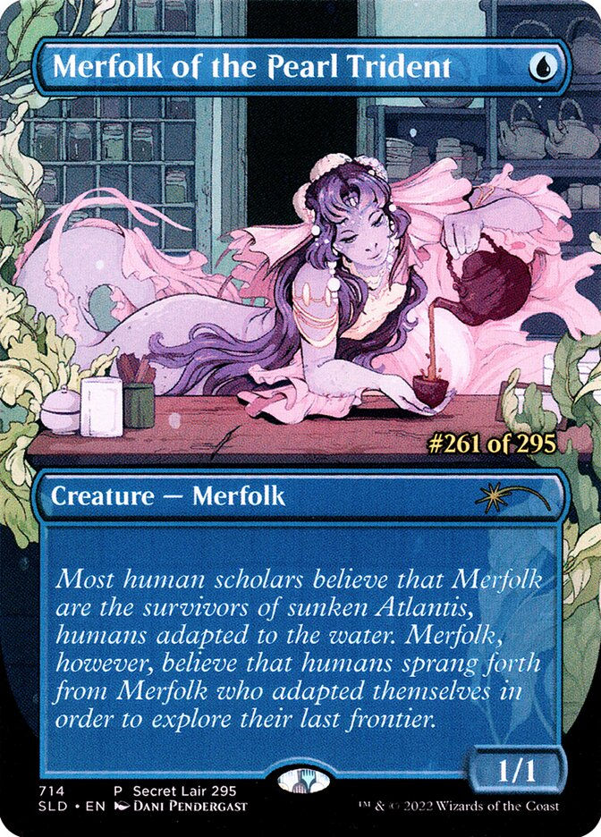 Merfolk of the Pearl Trident (SLD) (714) / Borderless