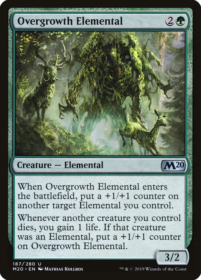 Overgrowth Elemental (M20) (187)