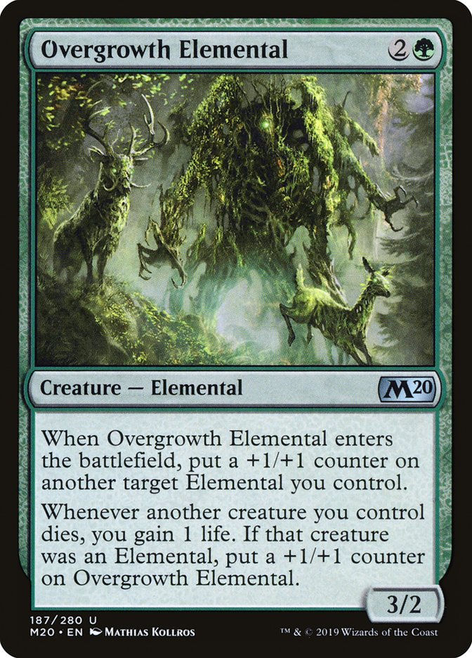 Overgrowth Elemental (M20) (187)