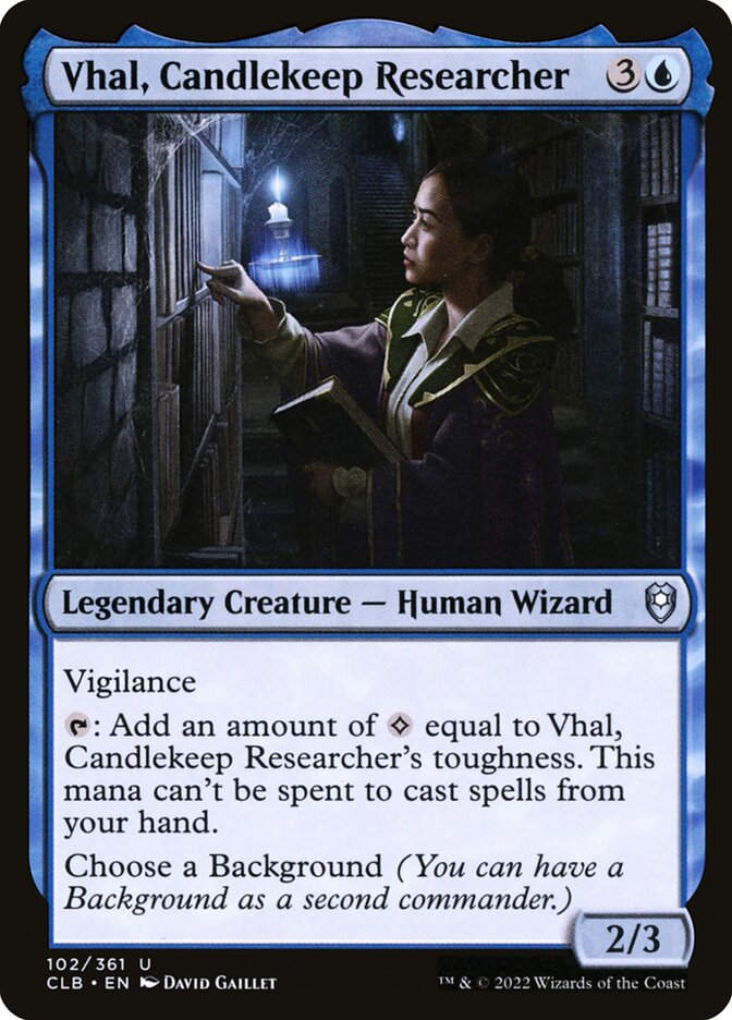 Vhal, Candlekeep Researcher (CLB) (102)