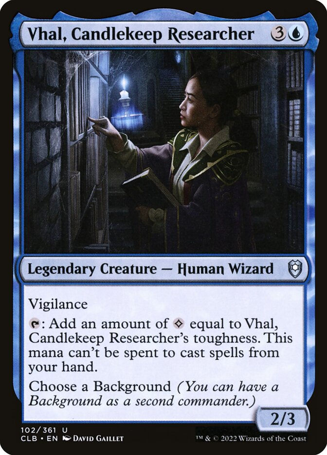 Vhal, Candlekeep Researcher (CLB) (102)