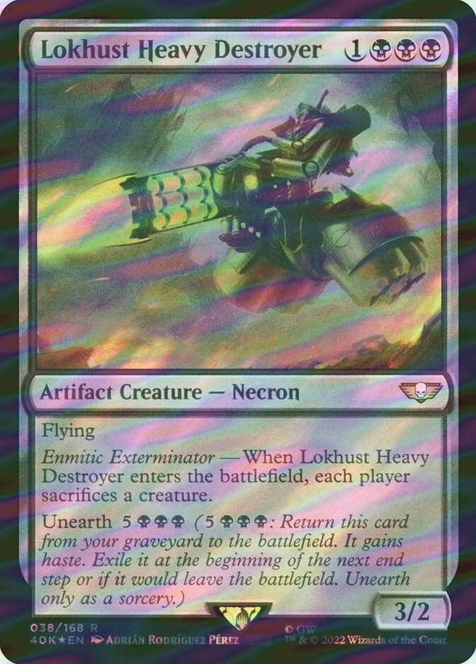 Lokhust Heavy Destroyer (40K) (38★) / Surge Foil