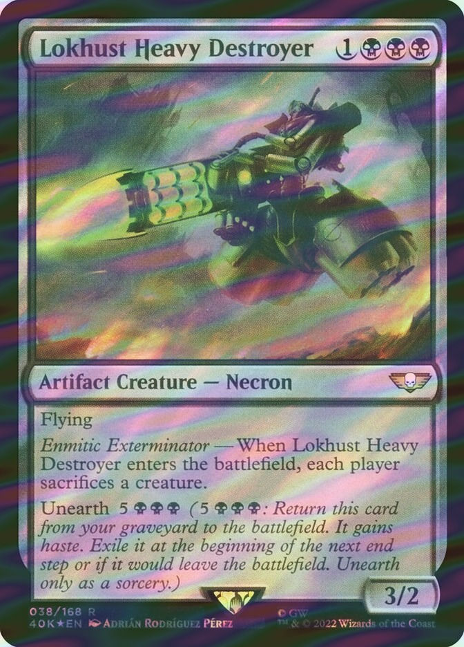 Lokhust Heavy Destroyer (40K) (38★) / Surge Foil